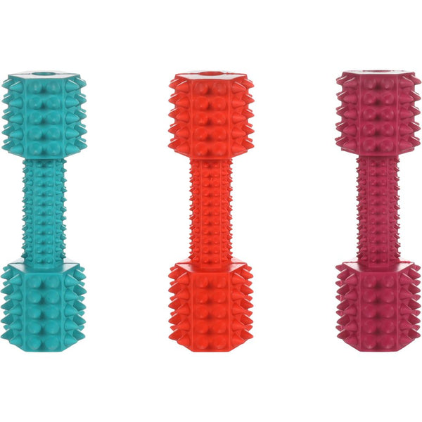 Jchien caoutchouc scrum haltere assortiment 17cm