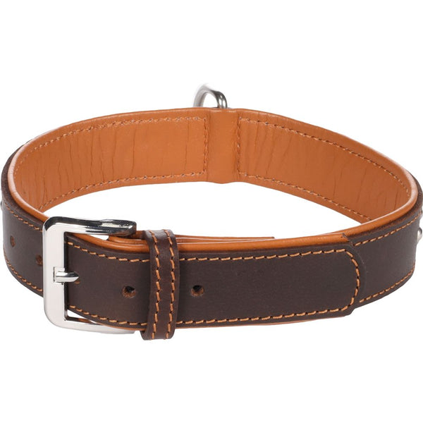 Collier atlanta brun l 41-50cm 35mm