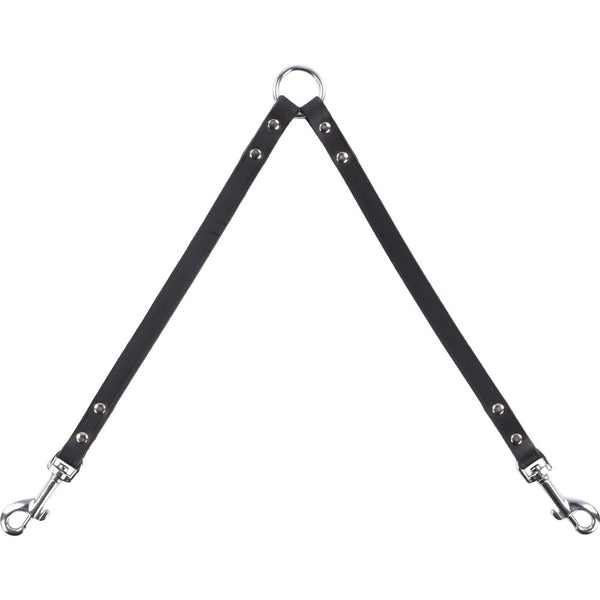Laisse accouple seattle noir 30cm 12mm