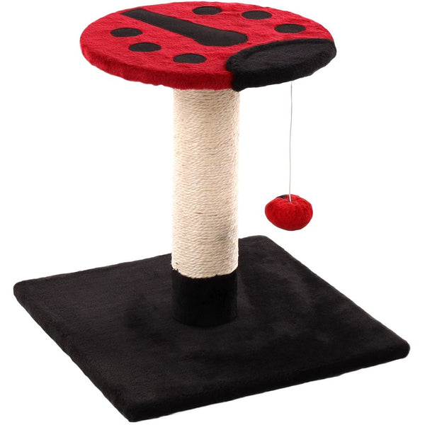 Grattoir beetle rouge-noir 38x38x40
