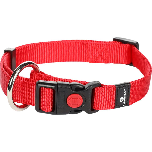 Collier ziggi rouge m 40-55cm 20mm