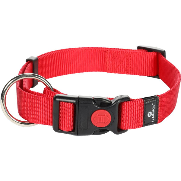 Collier ziggi rouge l 45-65cm 25mm