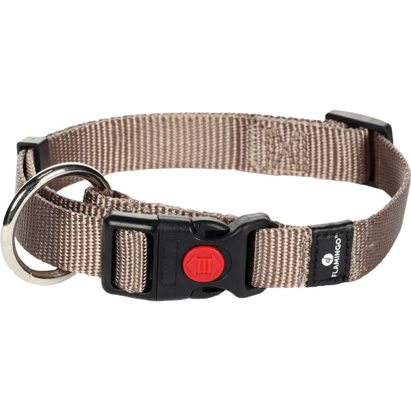 Collier ziggi taupe m 40-55cm 20mm