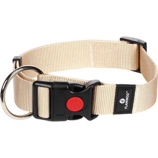 Collier ziggi beige xl 55-75cm 40mm
