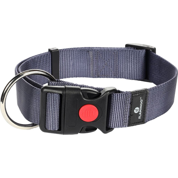 Collier ziggi bleu granit xl 55-75cm 40mm