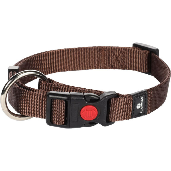 Collier ziggi brun m 40-55cm 20mm