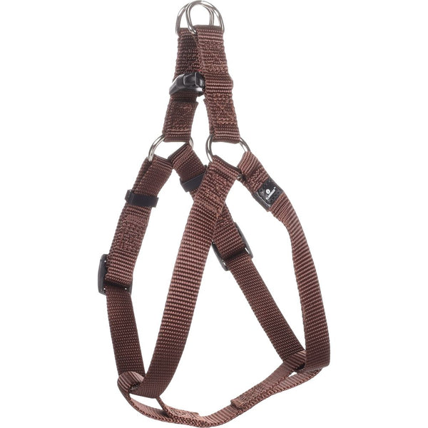 Harnais ziggi brun m 35-60cm 20mm