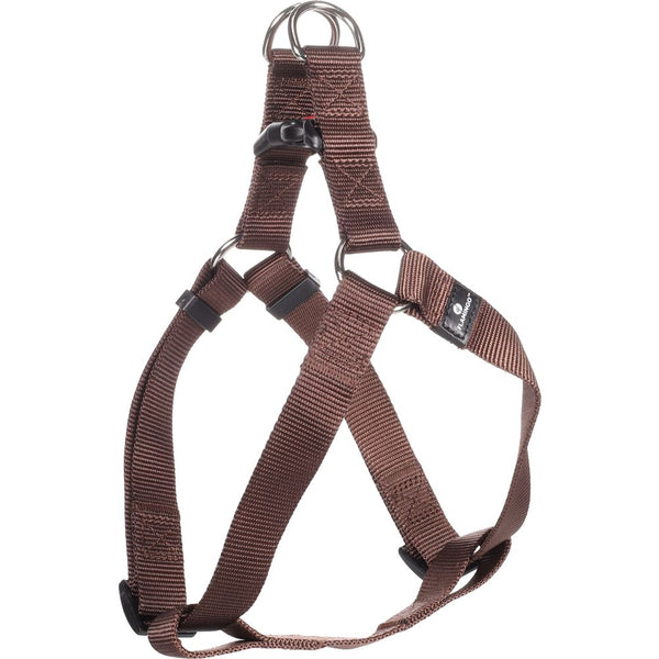 Harnais ziggi brun l 40-70cm 25mm