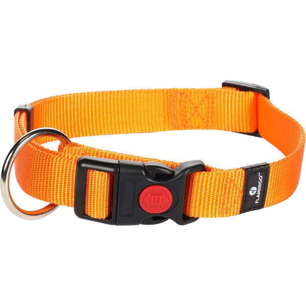 Collier ziggi orange l 45-65cm 25mm