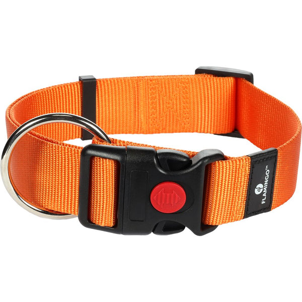 Collier ziggi orange xl 55-75cm 40mm