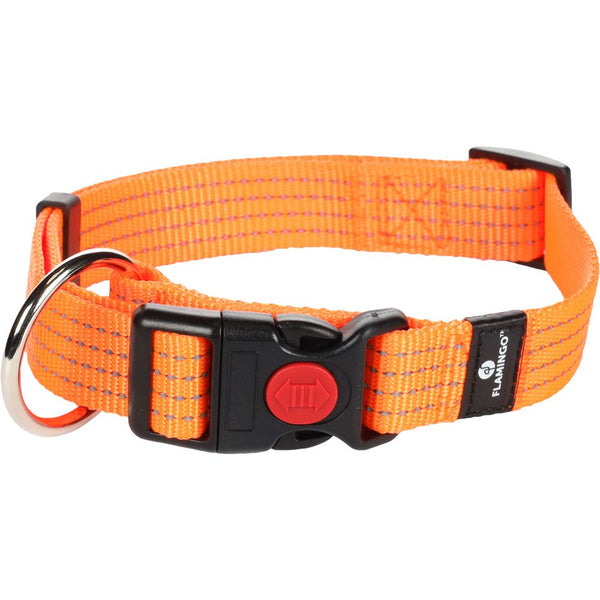 Collier len orange l 45-65cm 25mm
