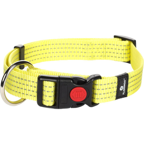 Collier len jaune l 45-65cm 25mm