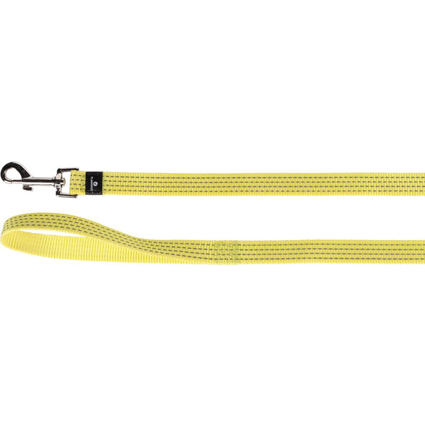 Laisse len jaune 100cm 20mm