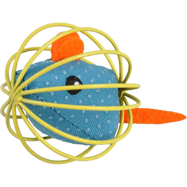 Jou chat souris dans balle rio 6cm