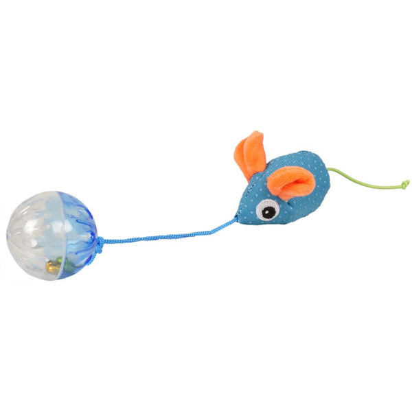 Jou chat souris+balle rio 6,5cm