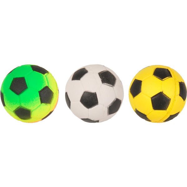 "Football" jouet pour chat 4 cm: Ballon mix, modèles variés pour jeu divertissant.