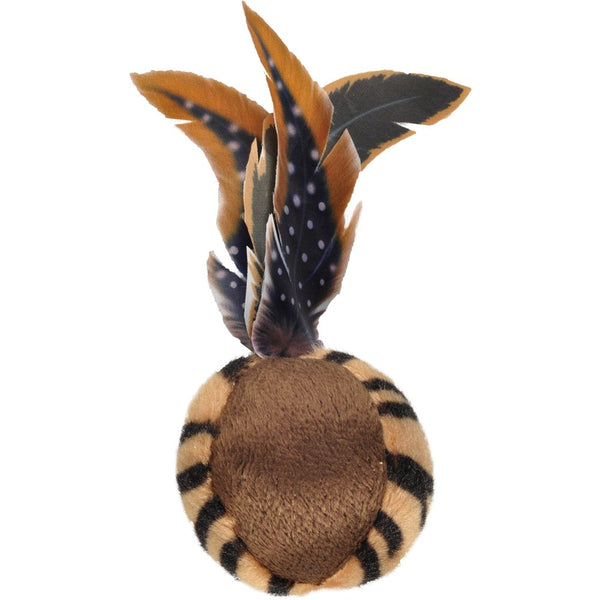J chat jungle balle+plumes foncees