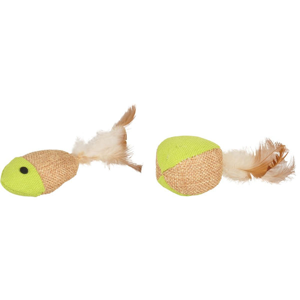 Juty jouet pour chat balle et poisson