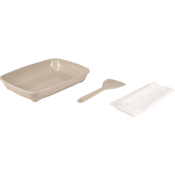 Bac a chat set kitten gris chaud