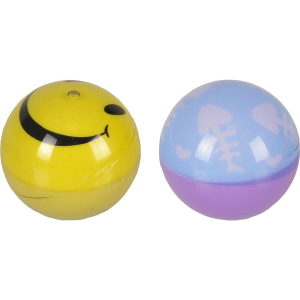 Jchat wobbler flashing bal bleu/jaune 4cm