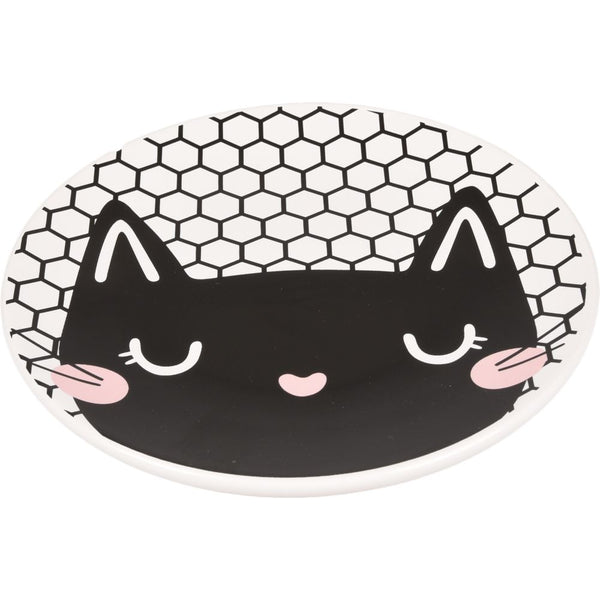 Assiette chat guus céramique mosaïque 30ml 12,7cm