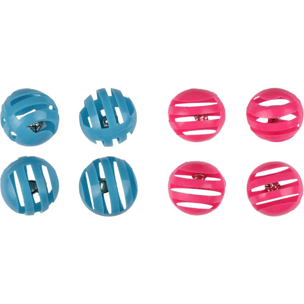 Jchat balle edin + clochette 3,9cm assortiment