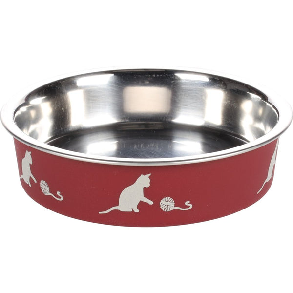 Écuelle pour la nourriture chat kena rouge 11,5cm160ml