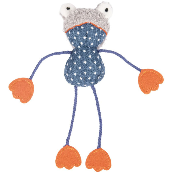 Jchat floera grenouille bleu 20cm