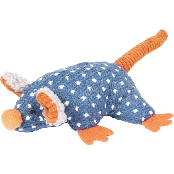 Jchat floera souris bleu m 18cm