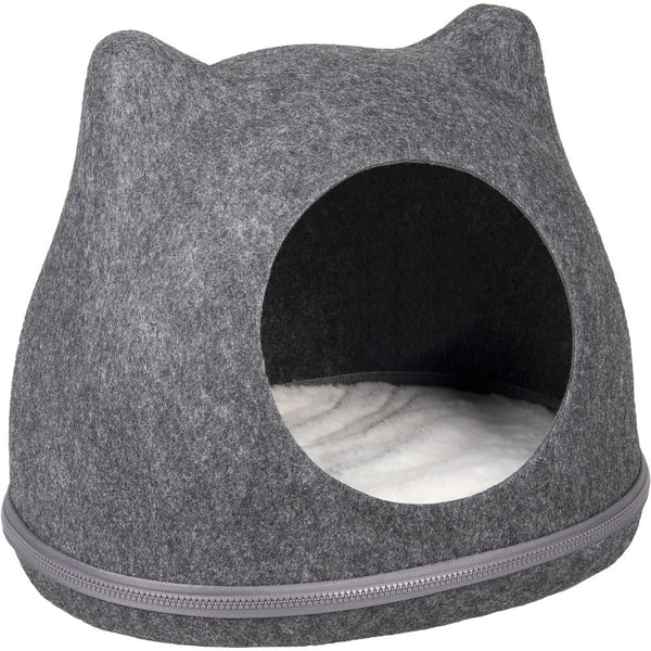 Panier tiga feutre gris 43x36x35cm
