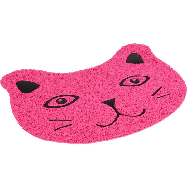 Tapis pour bac à litière pancho fuchsia 30x40cm