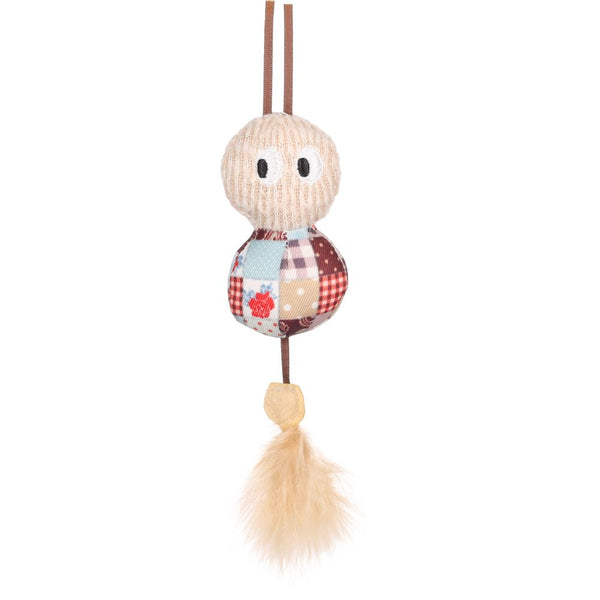 Jchat vinta chenille + plume 17cm
