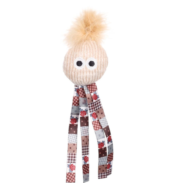 Jchat vinta visage + plume 40,5cm