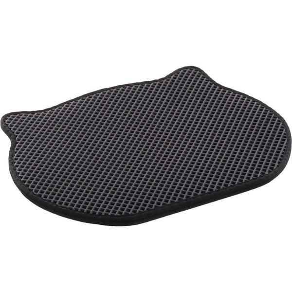 Tapis de litiere pour chat matz noir 50x40cm