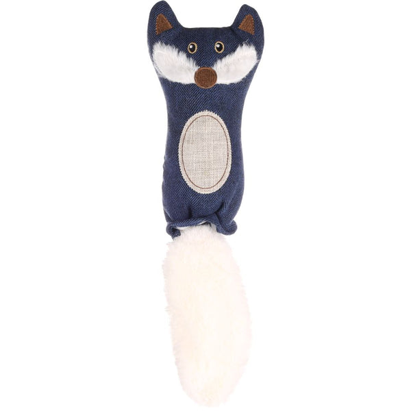 Jchat jeany renard bleu 10,5x5x36cm