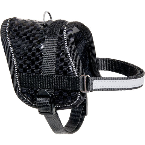 Harnais eeny meeny noir m 36-46cm 15mm 15mm