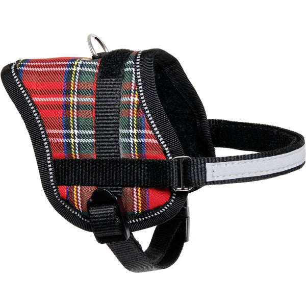 Harnais eeny meeny rouge-blanc m 36-46cm 15mm