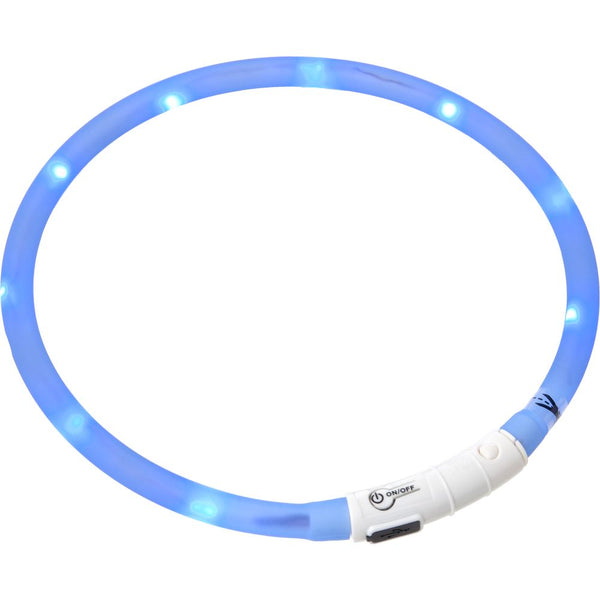 Collier led nera bleu 20-70cm 16mm