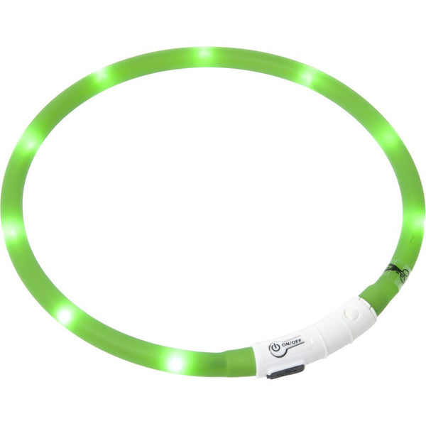 Collier led nera vert 20-70cm 16mm
