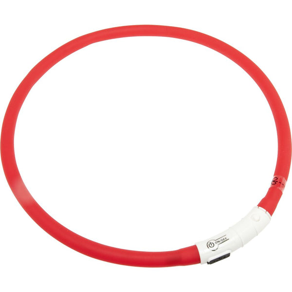 Collier led nera rouge 20-70cm 16mm