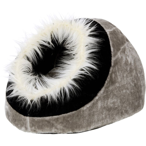 Grotte 40x40x28cm noir-gris