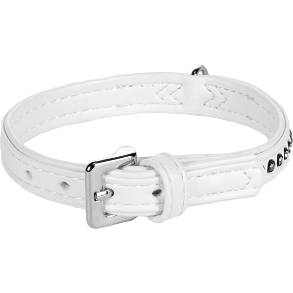 Collier monte carlo blanc m 22-27cm 14mm