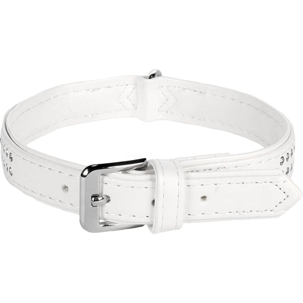 Collier monte carlo blanc l/xl 34-39cm 22mm