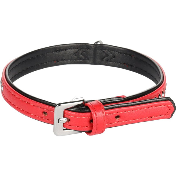 Collier monte carlo rouge m/l 28-33cm 14mm